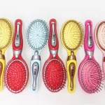 برس مو بچگانه فلور مدل الوان سوزن فلزی