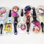 برس مو بچگانه فلور مدل عکسدار سوزن فلزی