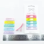 گیره تق تقی مستطیلی پاستیلی 6عددی