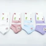 جوراب مچی نخ پنبه رنگی