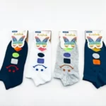 جوراب مچی زنانه طرح لبخند عمده 12 عددی