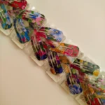 گیره تق تقی عمده گل دار