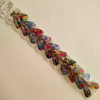 گیره تق تقی عمده گل دار