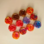 کش مو رنگی مدل چهل گیس بسته بندی ماستی